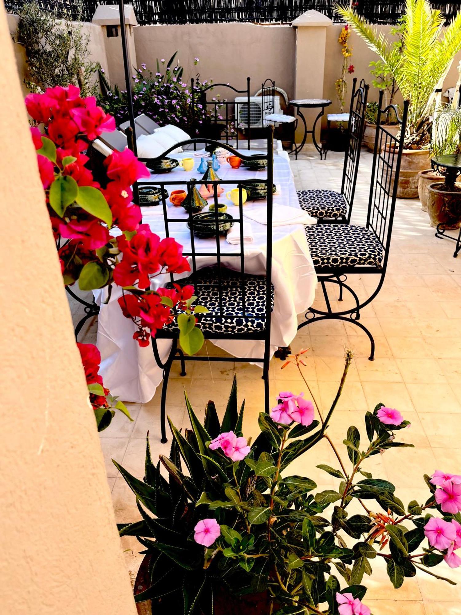 Riad Darna 4 Chambres Avec Piscine Et Petit Dejeuner Marrákes Kültér fotó