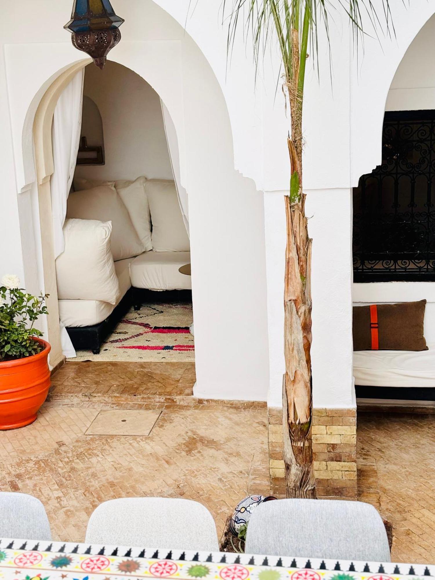 Riad Darna 4 Chambres Avec Piscine Et Petit Dejeuner Marrákes Kültér fotó