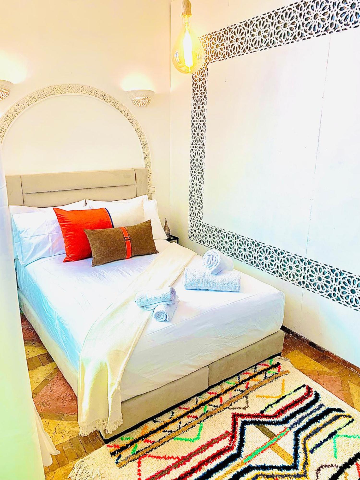 Riad Darna 4 Chambres Avec Piscine Et Petit Dejeuner Marrákes Kültér fotó