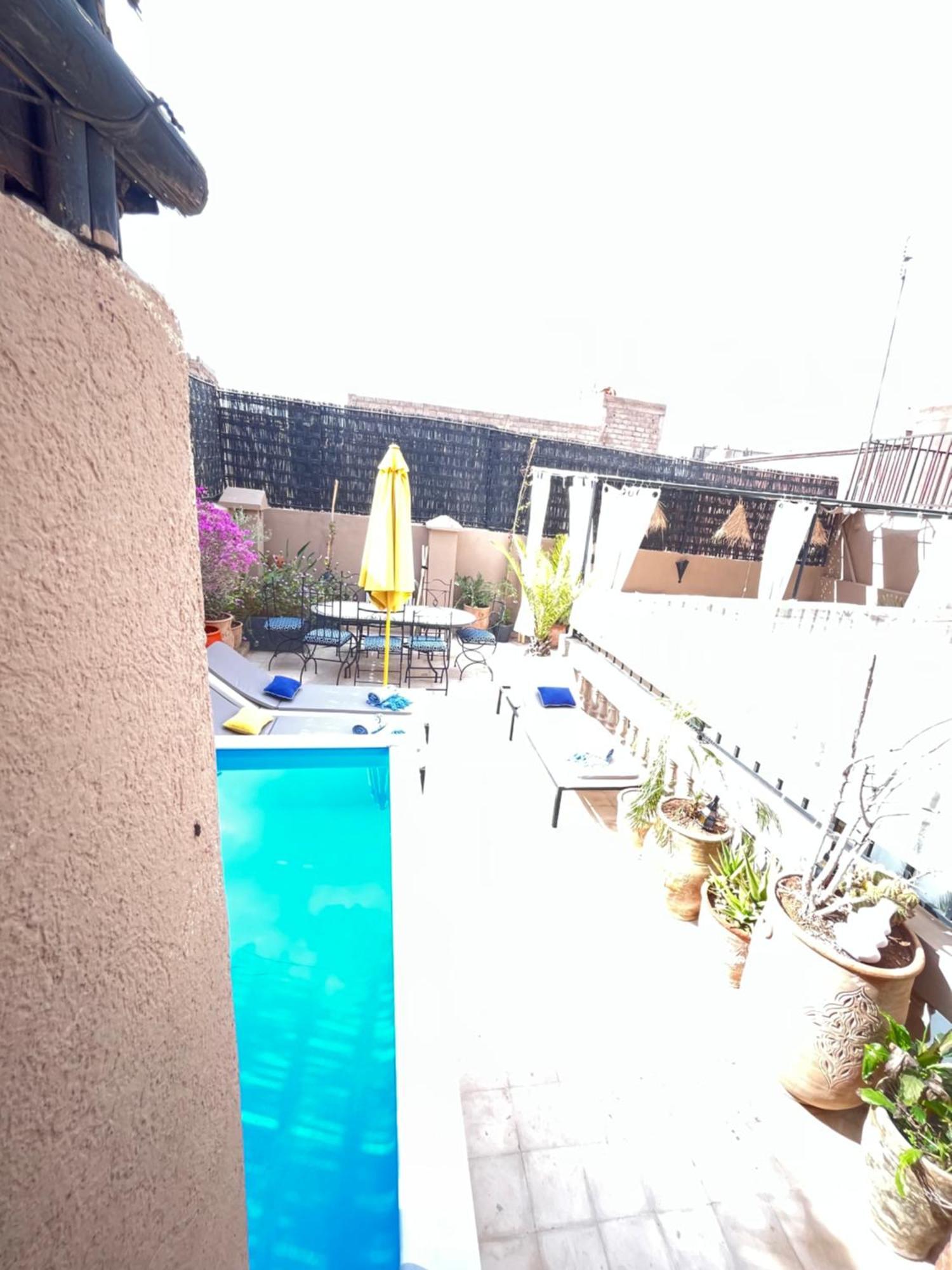 Riad Darna 4 Chambres Avec Piscine Et Petit Dejeuner Marrákes Kültér fotó