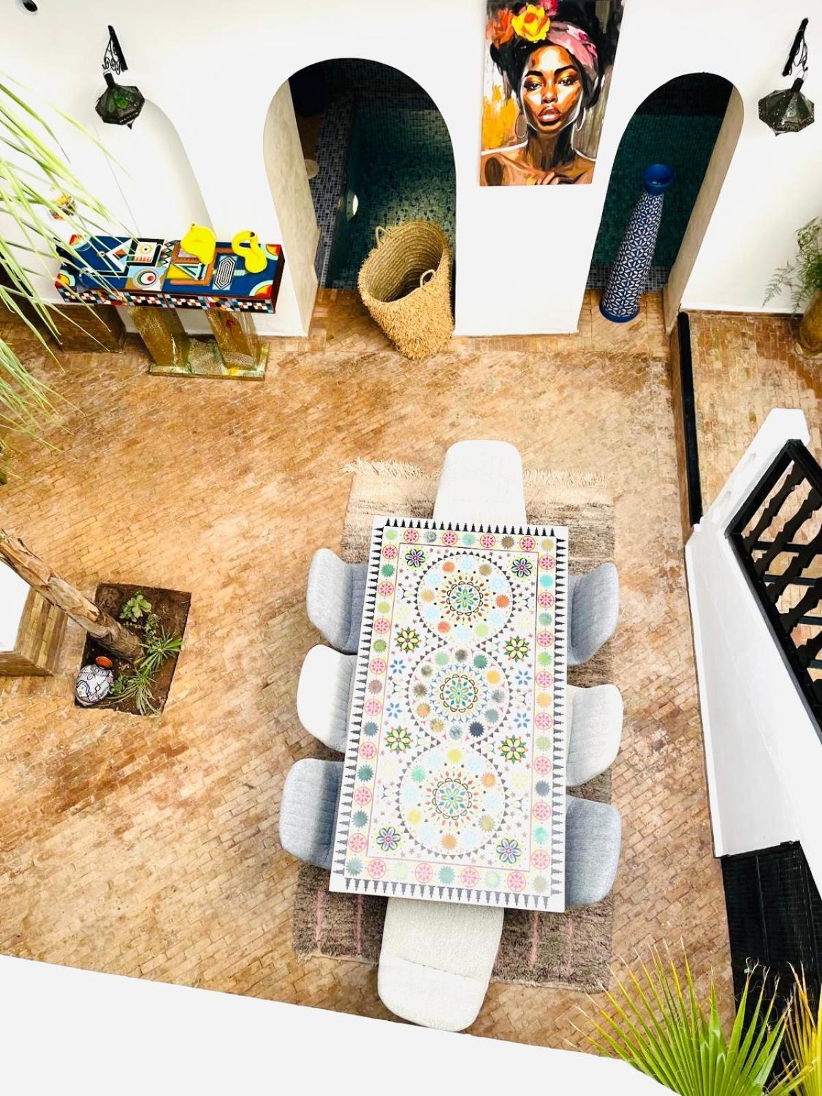 Riad Darna 4 Chambres Avec Piscine Et Petit Dejeuner Marrákes Kültér fotó