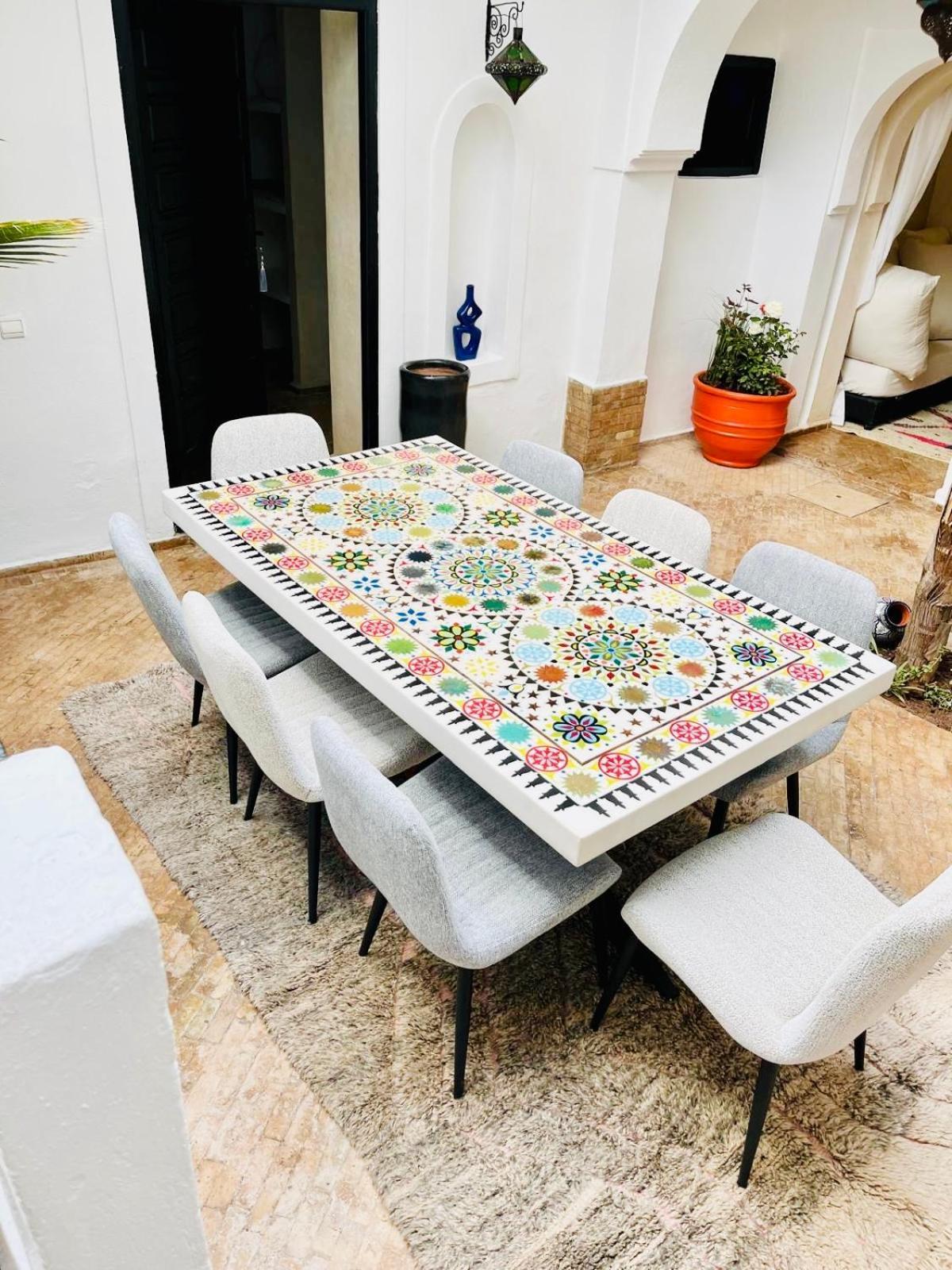 Riad Darna 4 Chambres Avec Piscine Et Petit Dejeuner Marrákes Kültér fotó