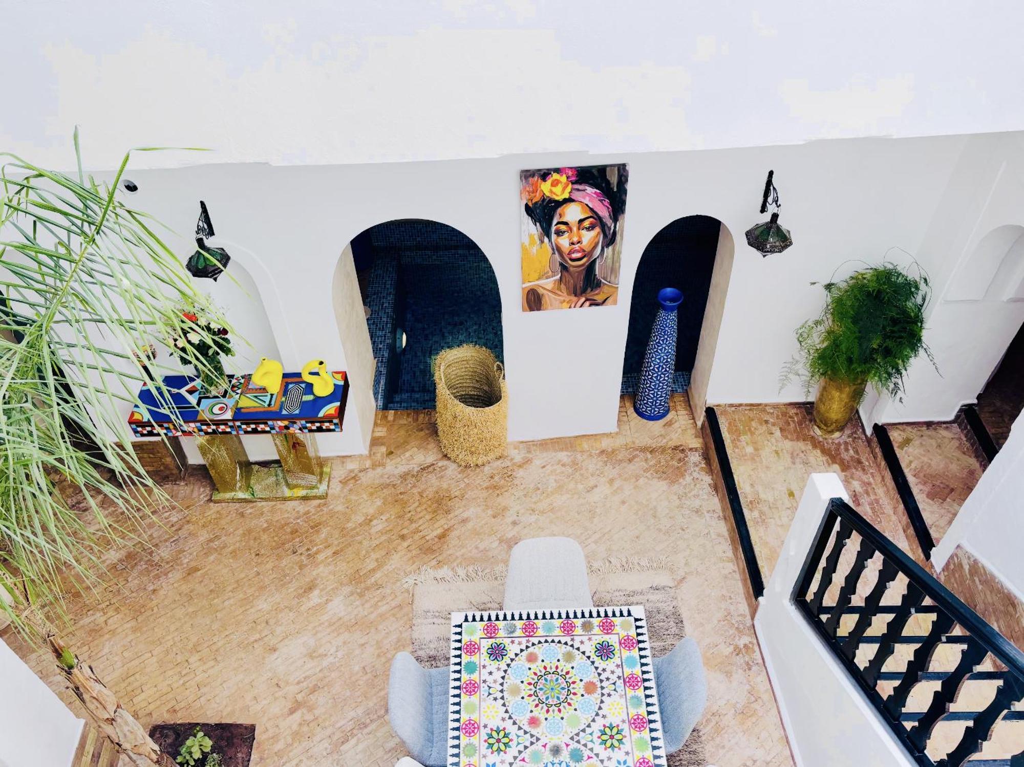 Riad Darna 4 Chambres Avec Piscine Et Petit Dejeuner Marrákes Kültér fotó