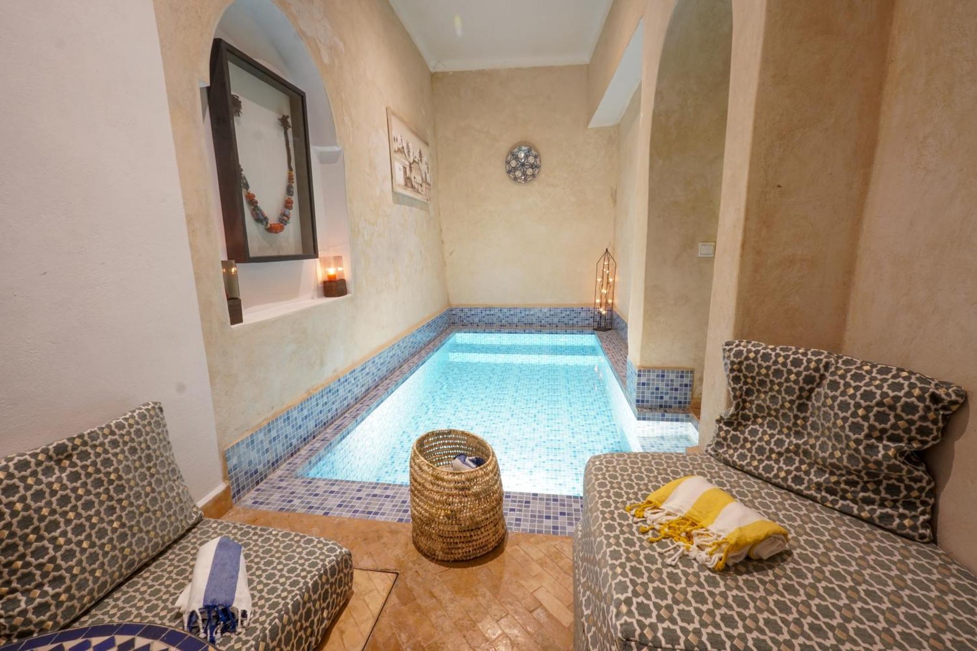 Riad Darna 4 Chambres Avec Piscine Et Petit Dejeuner Marrákes Kültér fotó